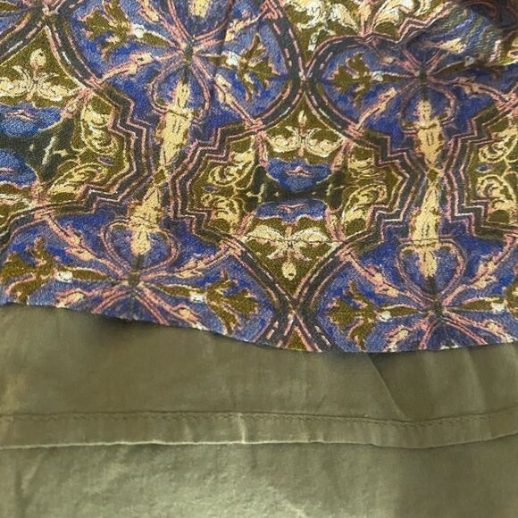 Free People Lovers Lane Printed Mini Skirt in Night Combo. Size 12 - Picture 10 of 12